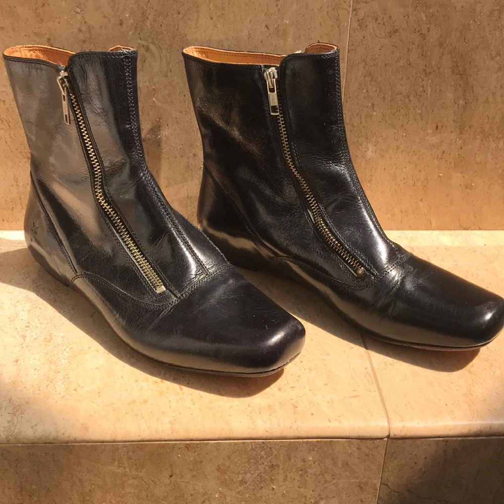 Frye Boots w/ double zippers